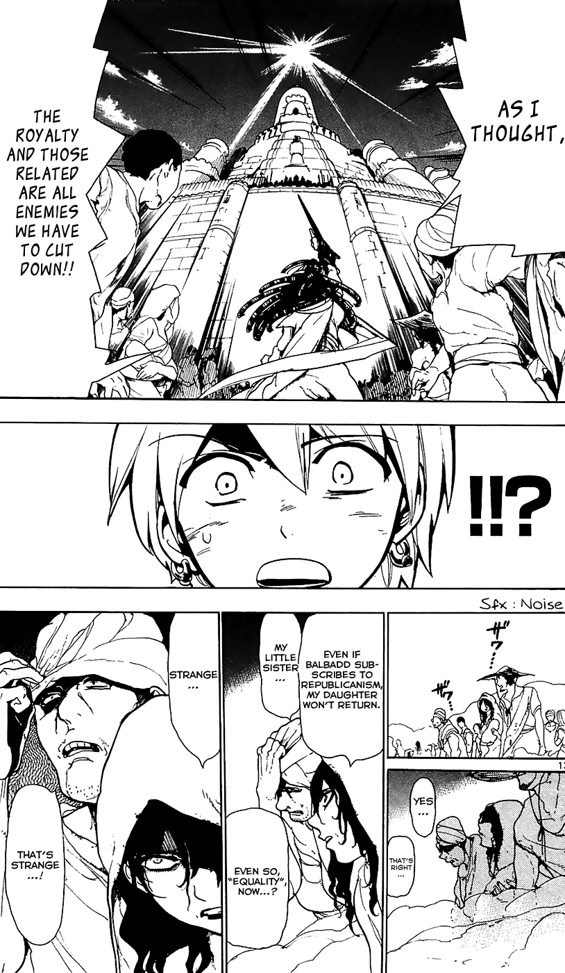 Magi - Labyrinth of Magic Chapter 65 page 14 - Chapter 65: Cassim's Reply