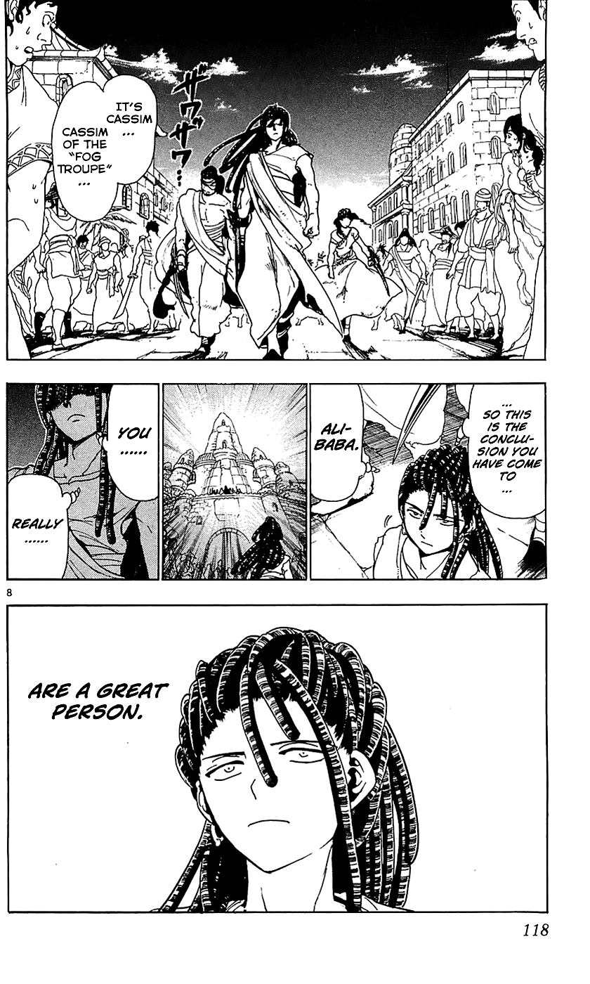 Magi - Labyrinth of Magic Chapter 65 page 9 - Chapter 65: Cassim's Reply