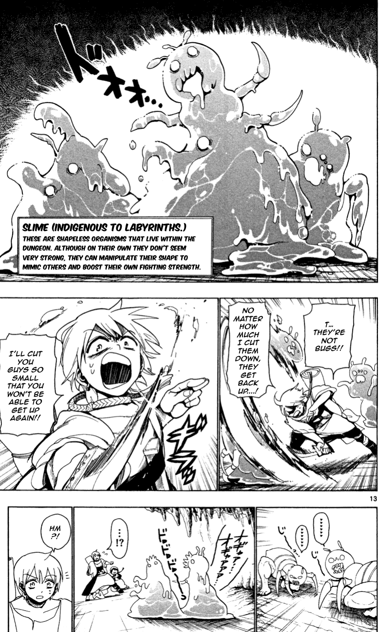 Magi - Labyrinth of Magic Chapter 7 page 14 - Chapter 7: Dungeon's Menace