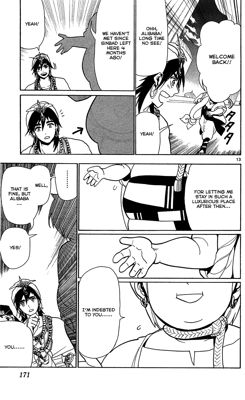 Magi - Labyrinth of Magic Chapter 77 page 14 - Chapter 77: Sindria Kingdom