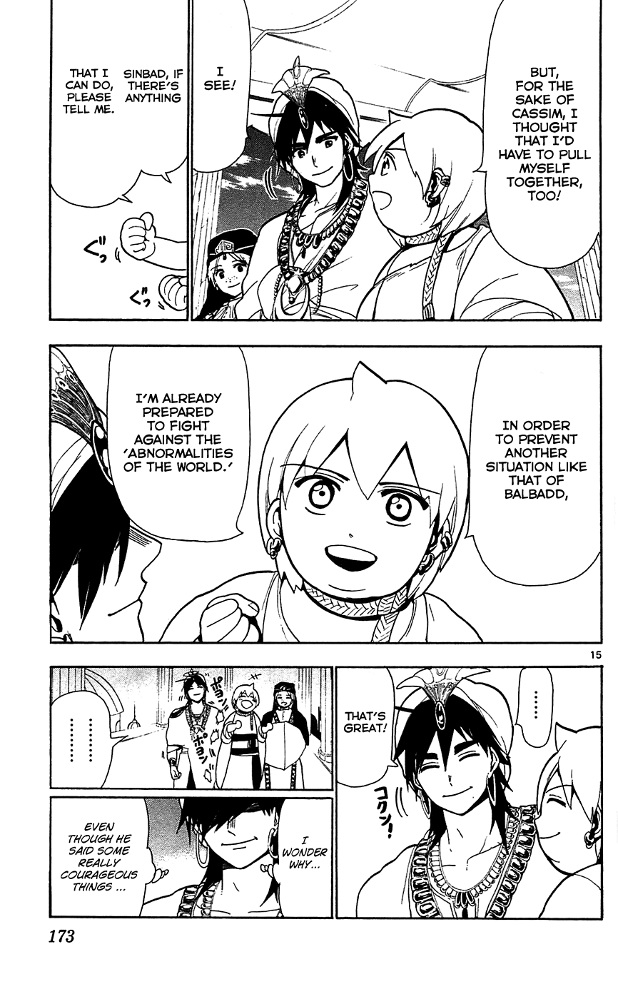 Magi - Labyrinth of Magic Chapter 77 page 16 - Chapter 77: Sindria Kingdom