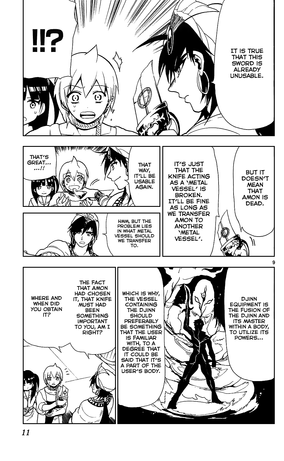 Magi - Labyrinth of Magic Chapter 79 page 15 - Chapter 79: Alibaba's Sword