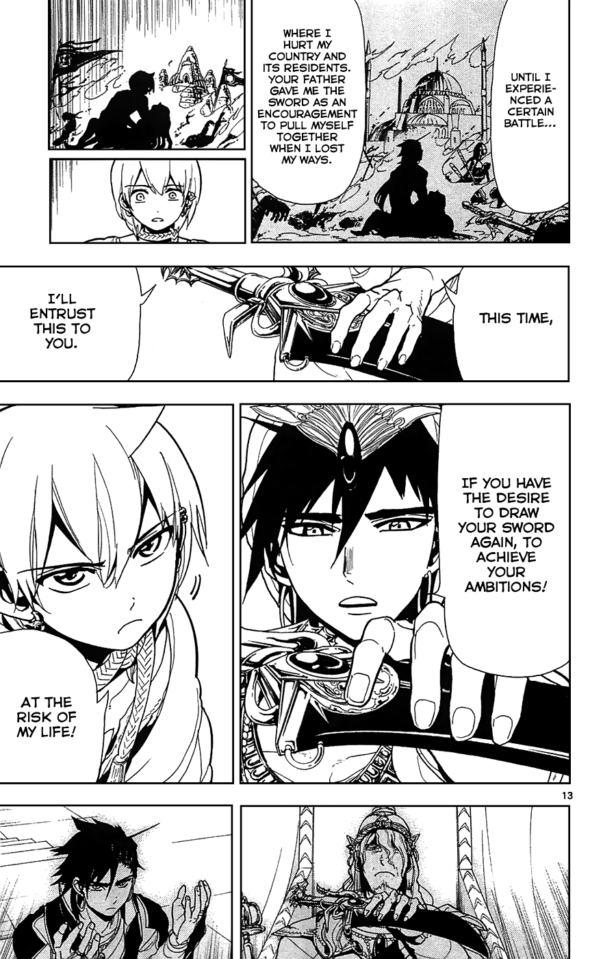 Magi - Labyrinth of Magic Chapter 79 page 19 - Chapter 79: Alibaba's Sword