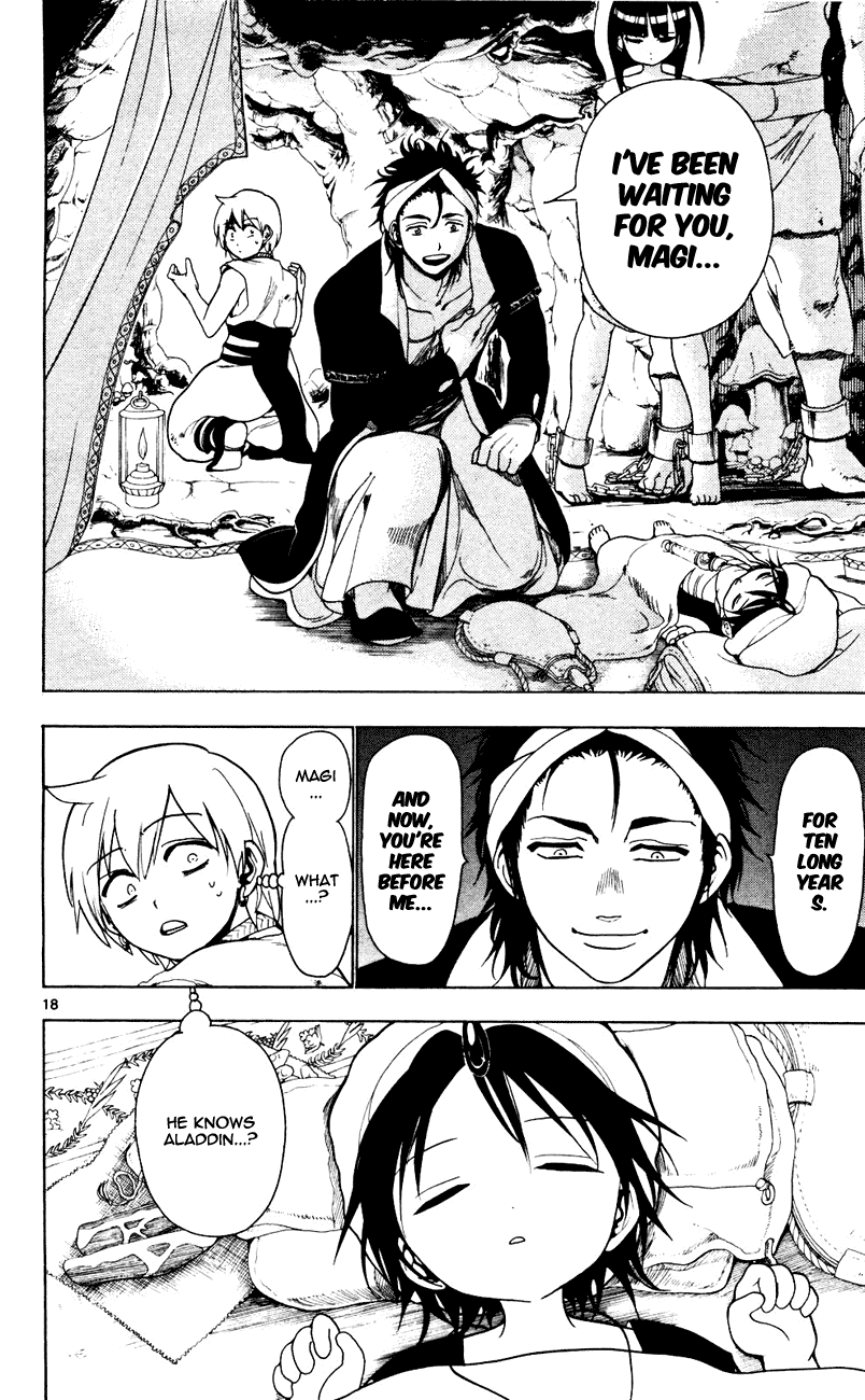 Magi - Labyrinth of Magic Chapter 8 page 21 - Chapter 8: Aladdin's True Identity