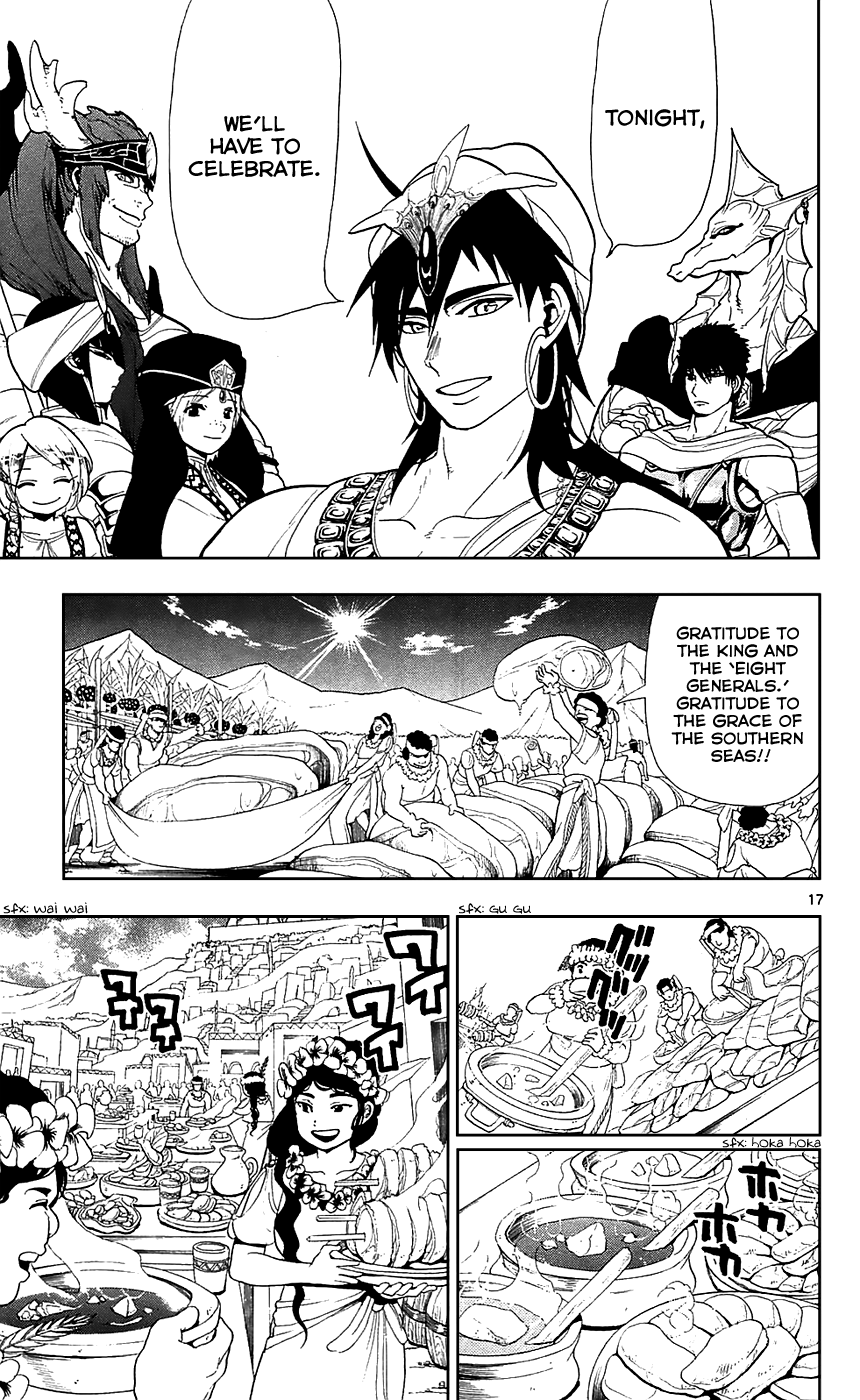 Magi - Labyrinth of Magic Chapter 80 page 17 - Chapter 80: Eight Generals