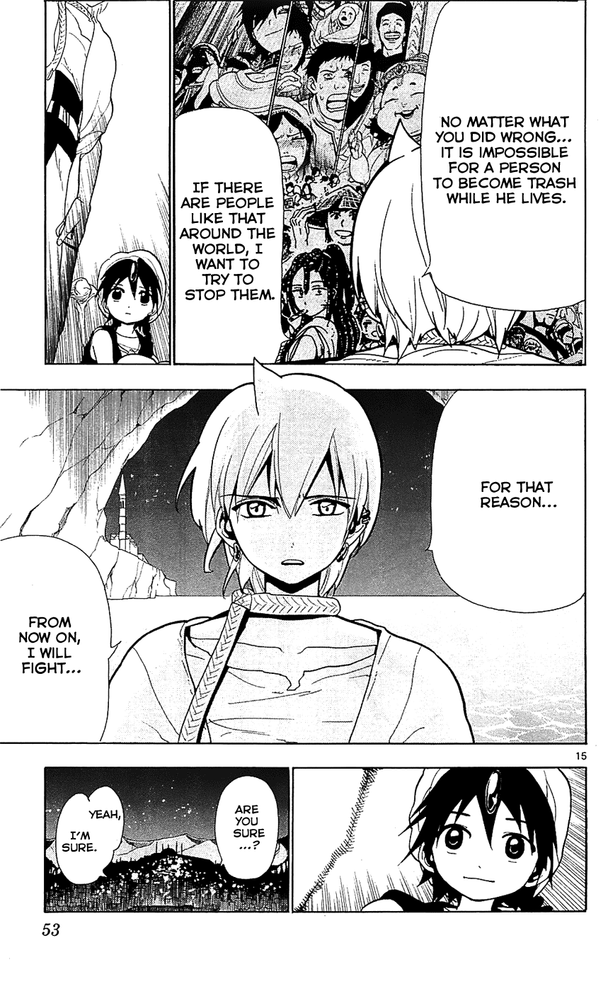 Magi - Labyrinth of Magic Chapter 81 page 16 - Chapter 81: Mahrajan's Night