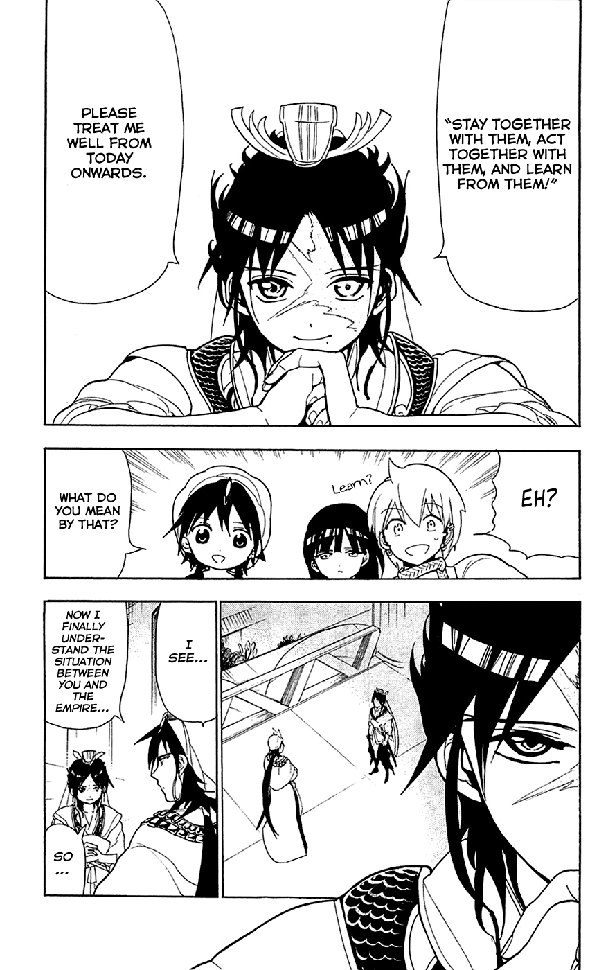 Magi - Labyrinth of Magic Chapter 87 page 4 - Chapter 87: The Royal Prince and the Imperial Prince