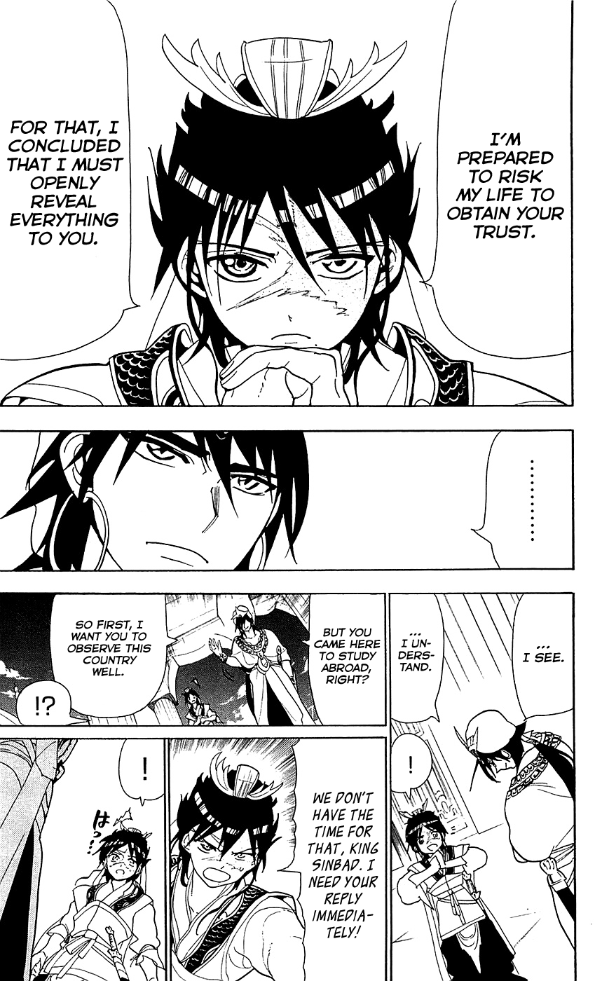 Magi - Labyrinth of Magic Chapter 87 page 6 - Chapter 87: The Royal Prince and the Imperial Prince