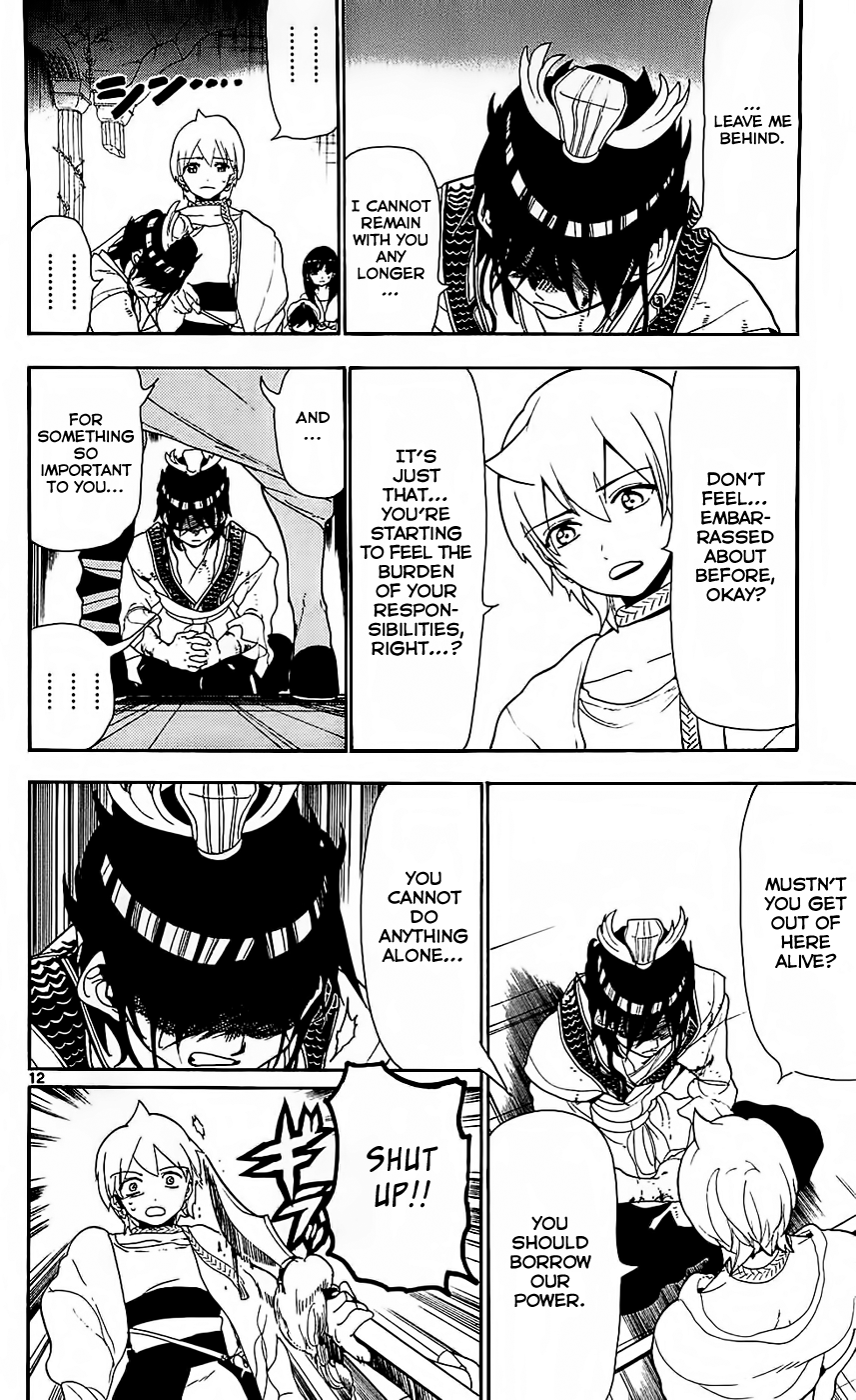 Magi - Labyrinth of Magic Chapter 95 page 13 - Chapter 95: Weakling
