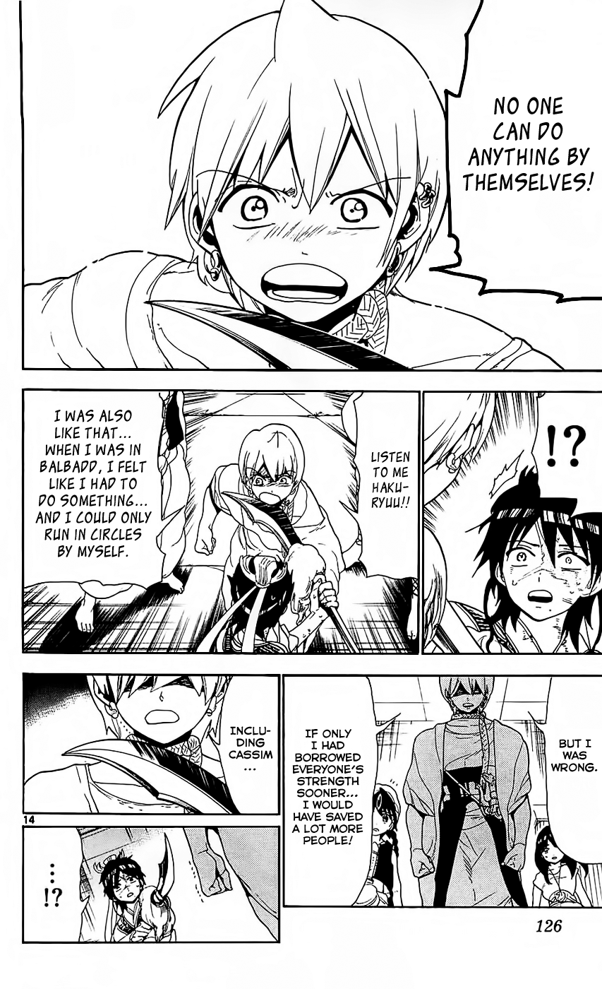 Magi - Labyrinth of Magic Chapter 95 page 15 - Chapter 95: Weakling