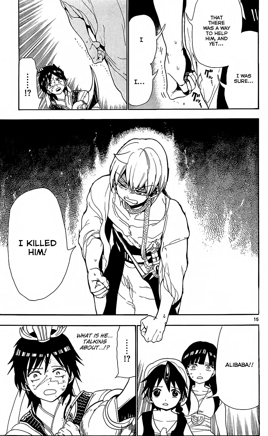 Magi - Labyrinth of Magic Chapter 95 page 16 - Chapter 95: Weakling