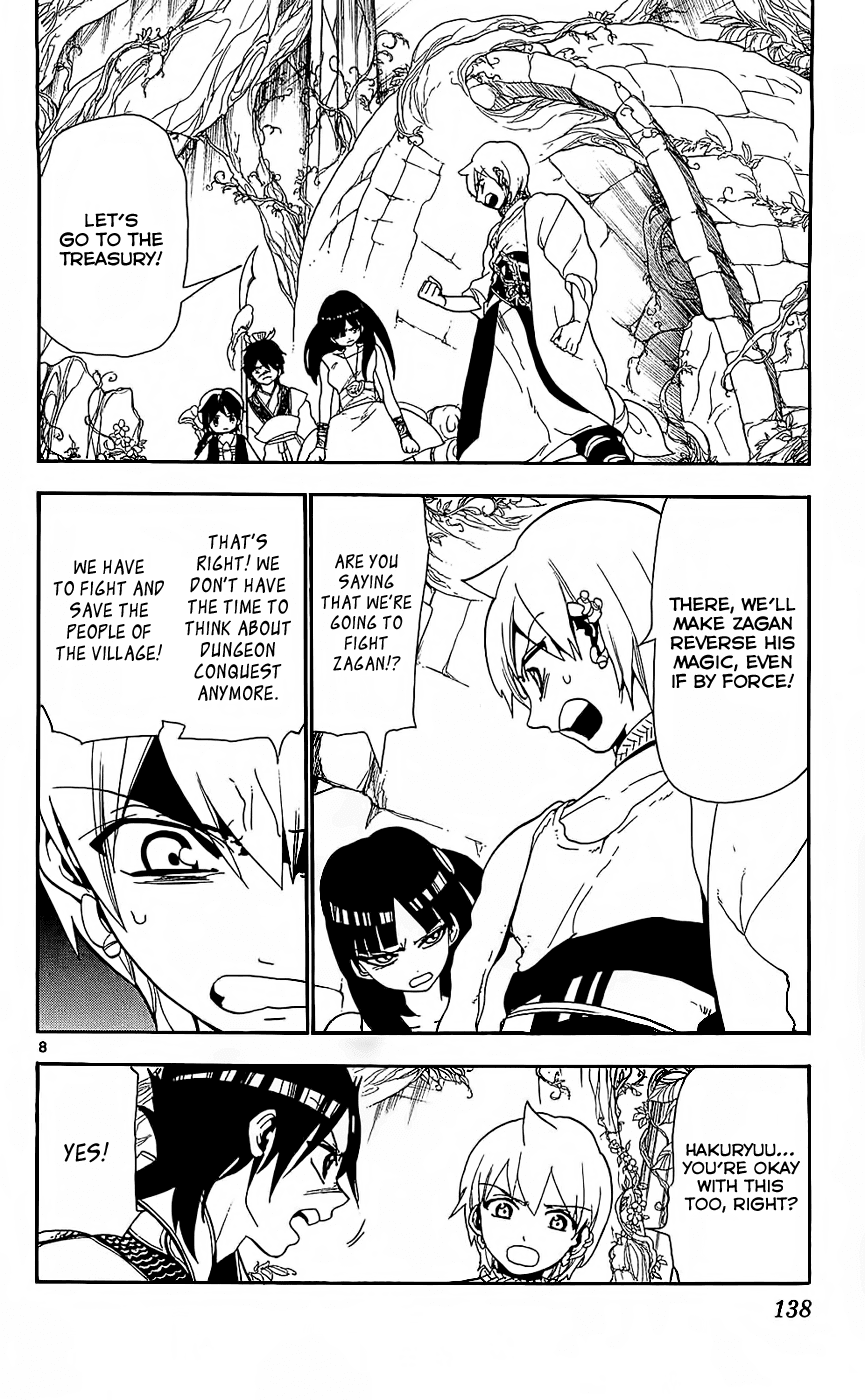 Magi - Labyrinth of Magic Chapter 96 page 10 - Chapter 96: Zagan's Magic
