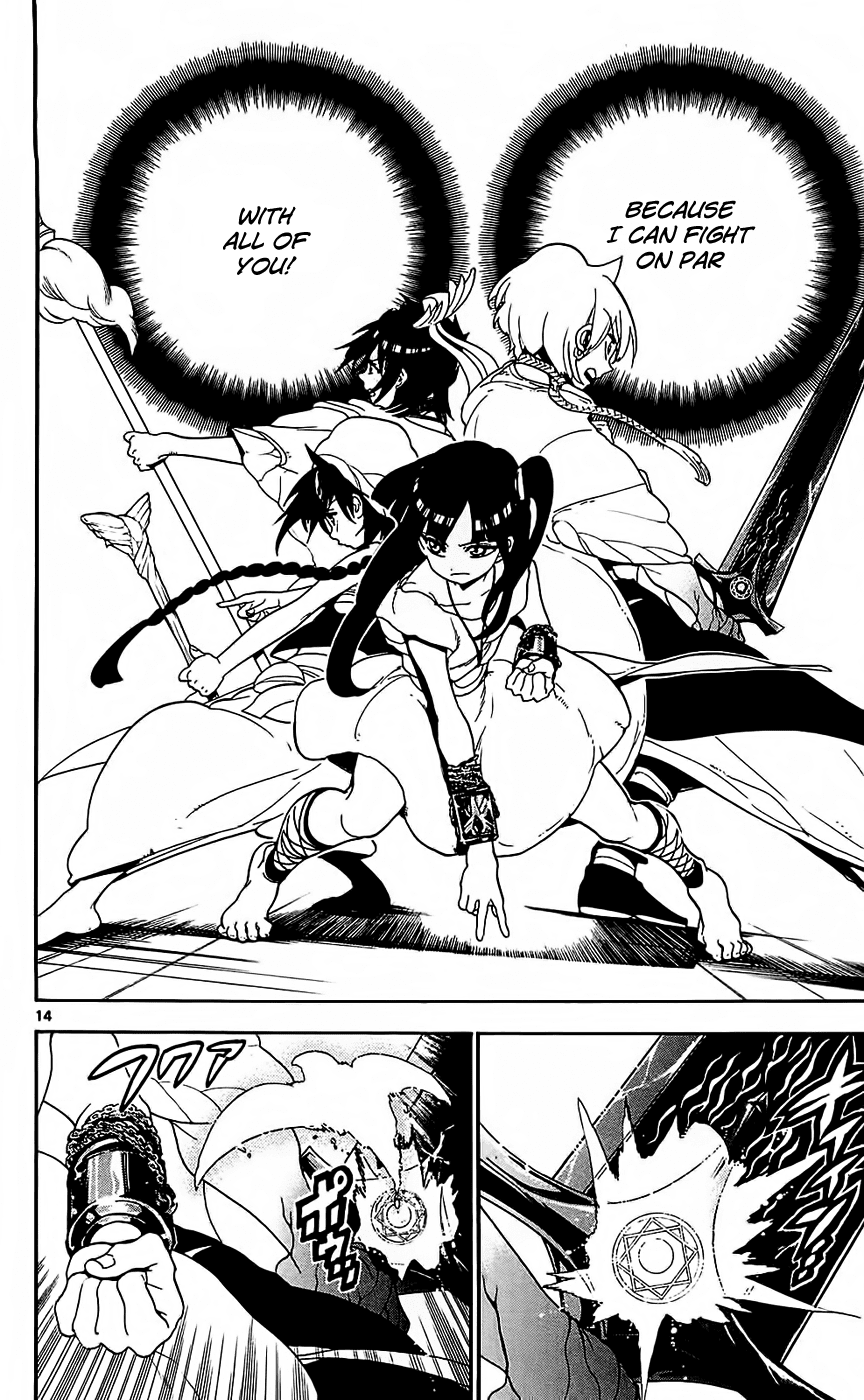 Magi - Labyrinth of Magic Chapter 96 page 16 - Chapter 96: Zagan's Magic