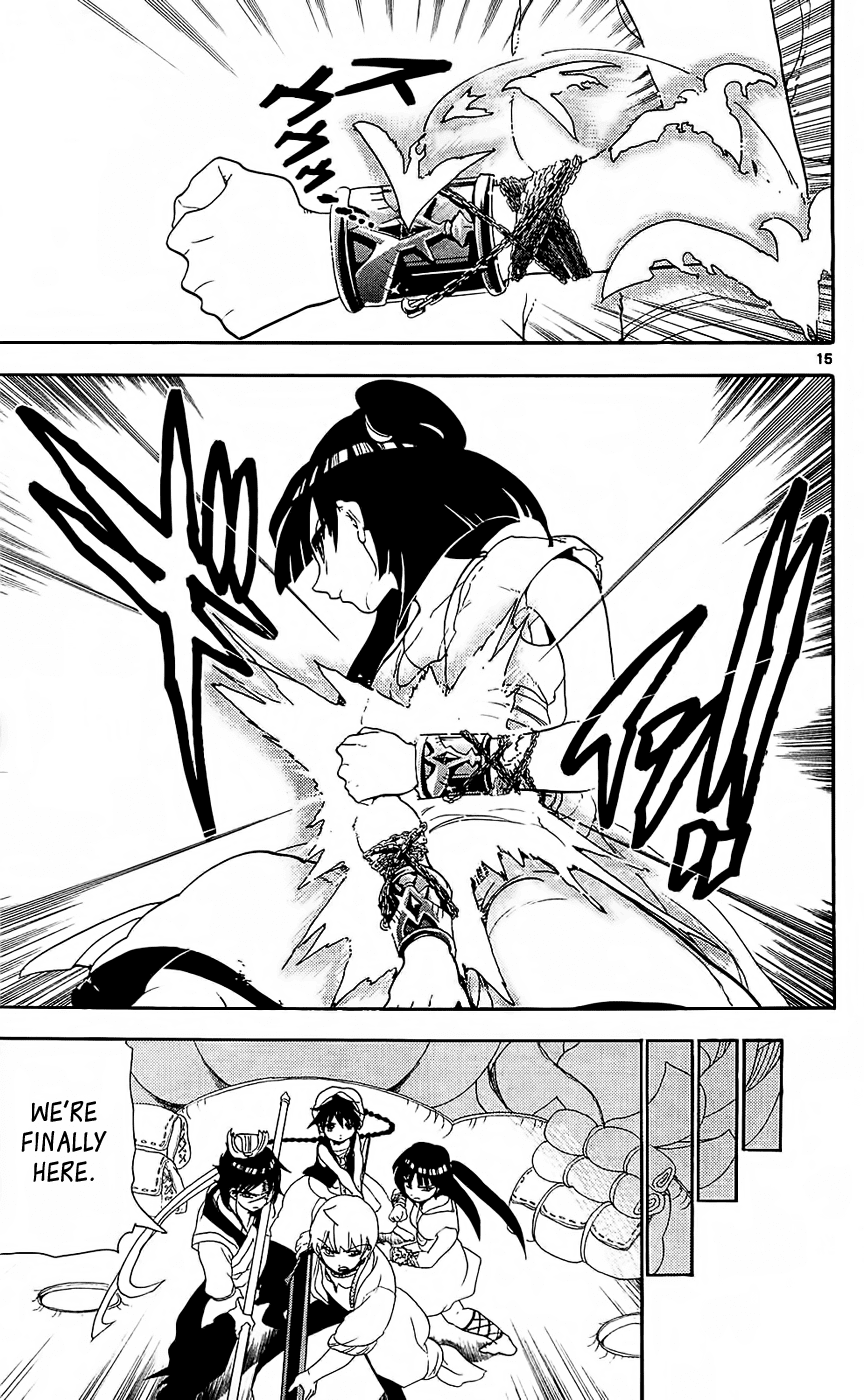 Magi - Labyrinth of Magic Chapter 96 page 17 - Chapter 96: Zagan's Magic