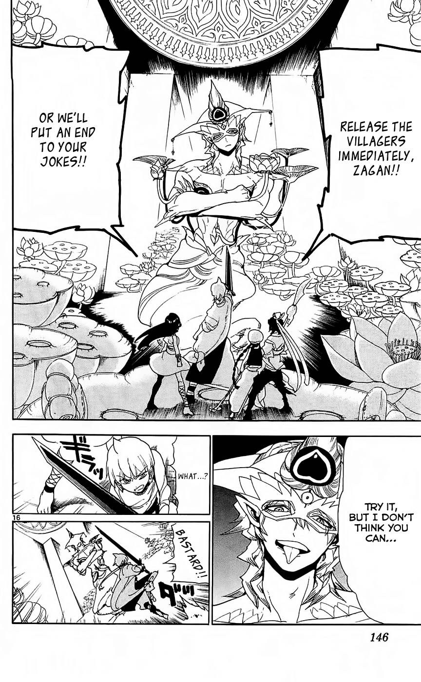 Magi - Labyrinth of Magic Chapter 96 page 18 - Chapter 96: Zagan's Magic