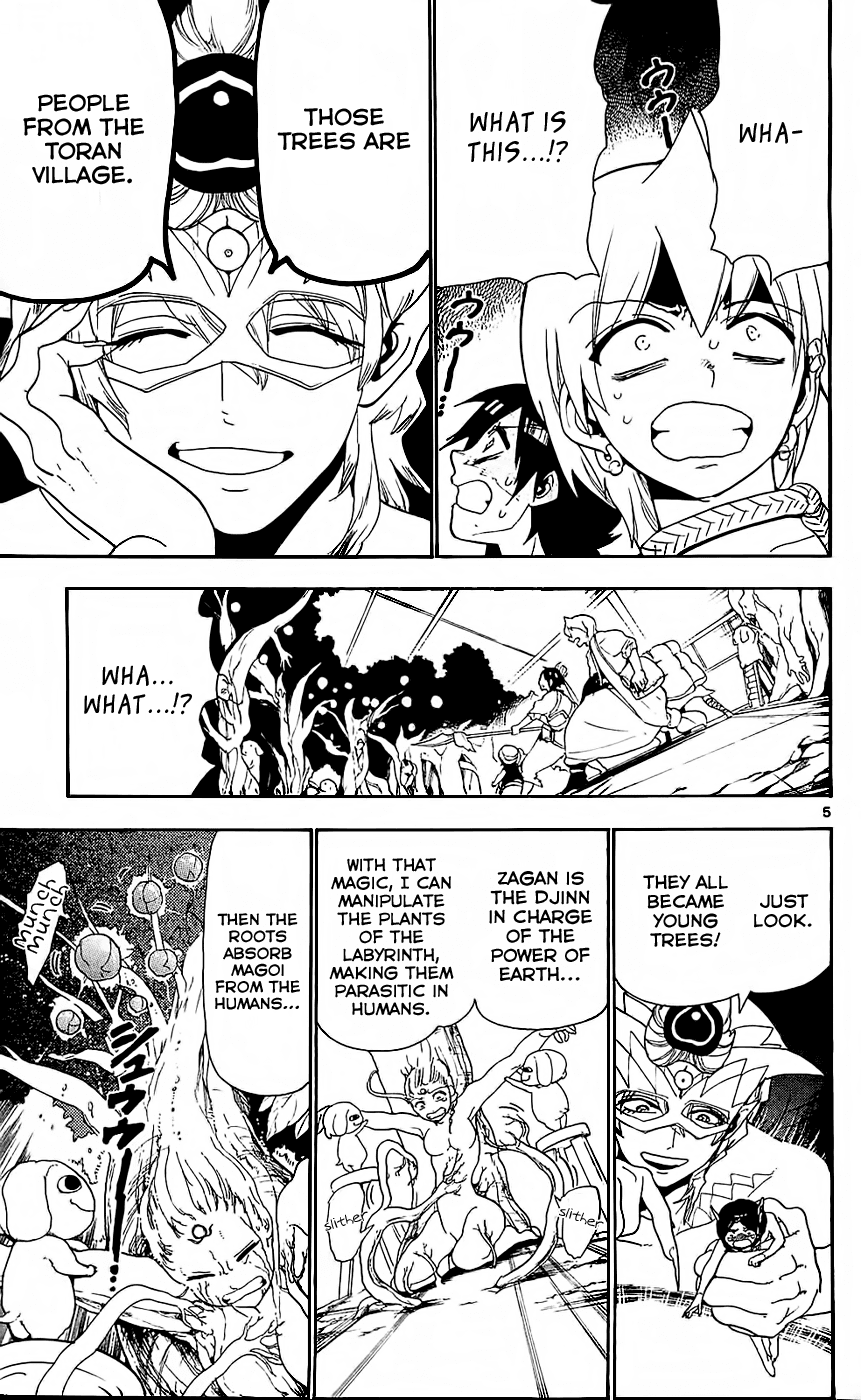 Magi - Labyrinth of Magic Chapter 96 page 7 - Chapter 96: Zagan's Magic