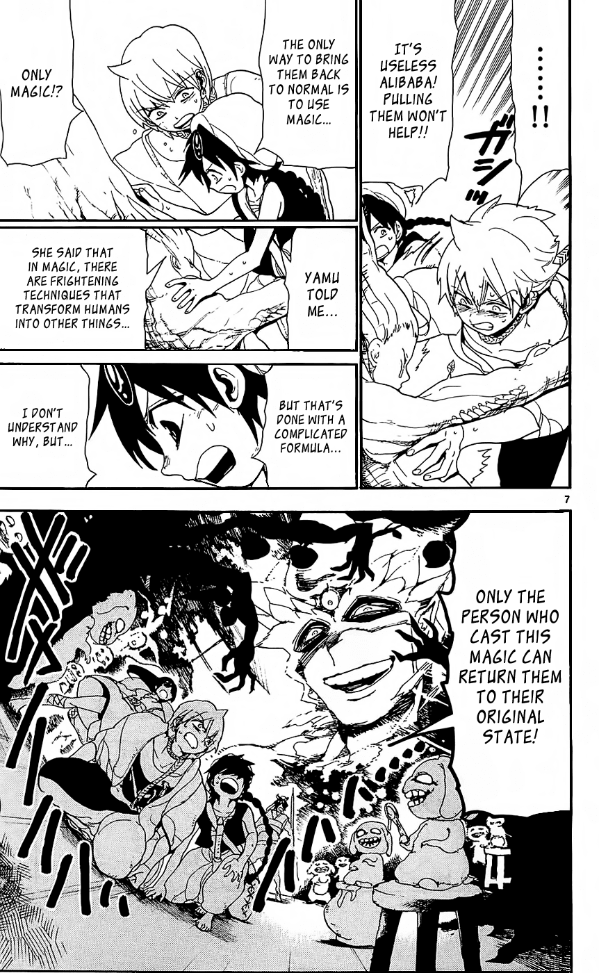 Magi - Labyrinth of Magic Chapter 96 page 9 - Chapter 96: Zagan's Magic