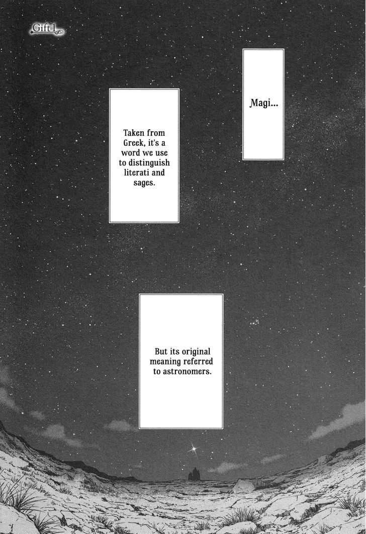 Magi no Okurimono Chapter 1 page 6 - Chapter 1 : Gift 1