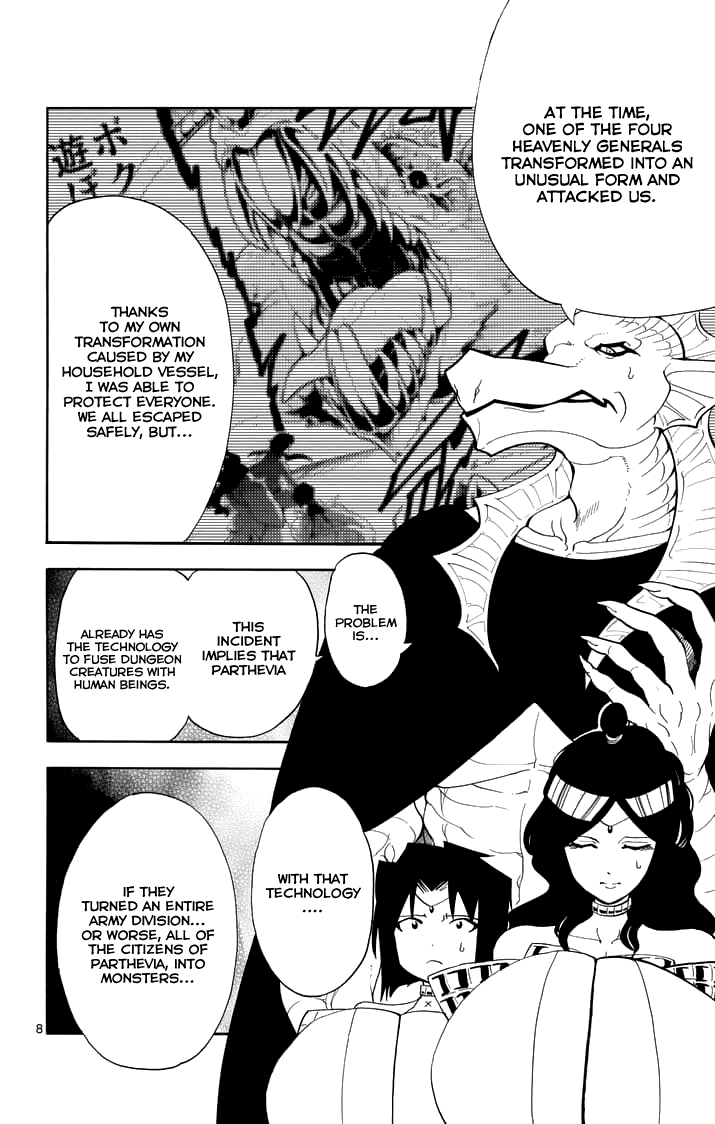 Magi - Sinbad no Bouken Chapter 119 page 10 - Chapter 119: A Turbulent Invitation