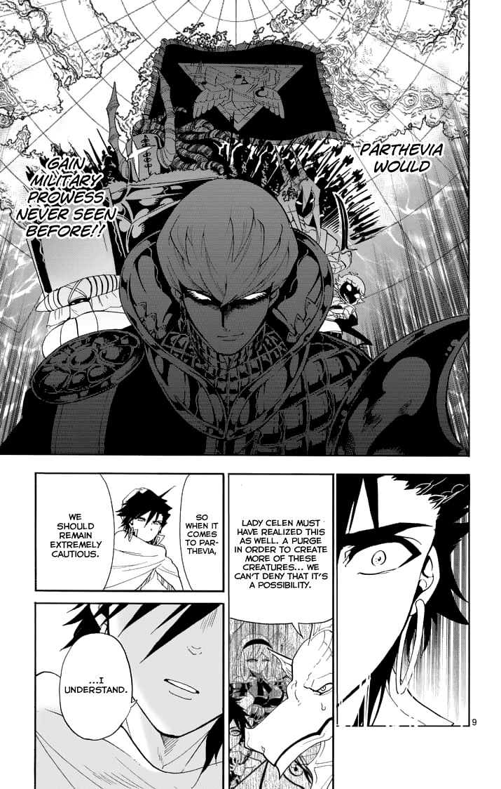 Magi - Sinbad no Bouken Chapter 119 page 11 - Chapter 119: A Turbulent Invitation