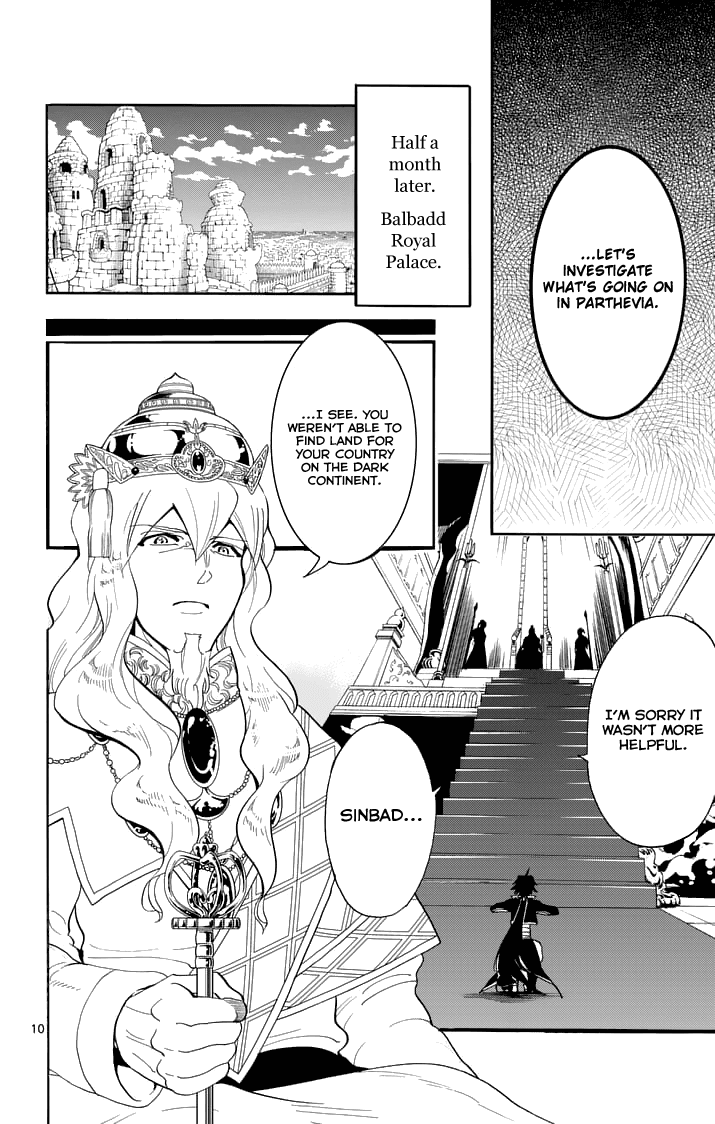 Magi - Sinbad no Bouken Chapter 119 page 12 - Chapter 119: A Turbulent Invitation