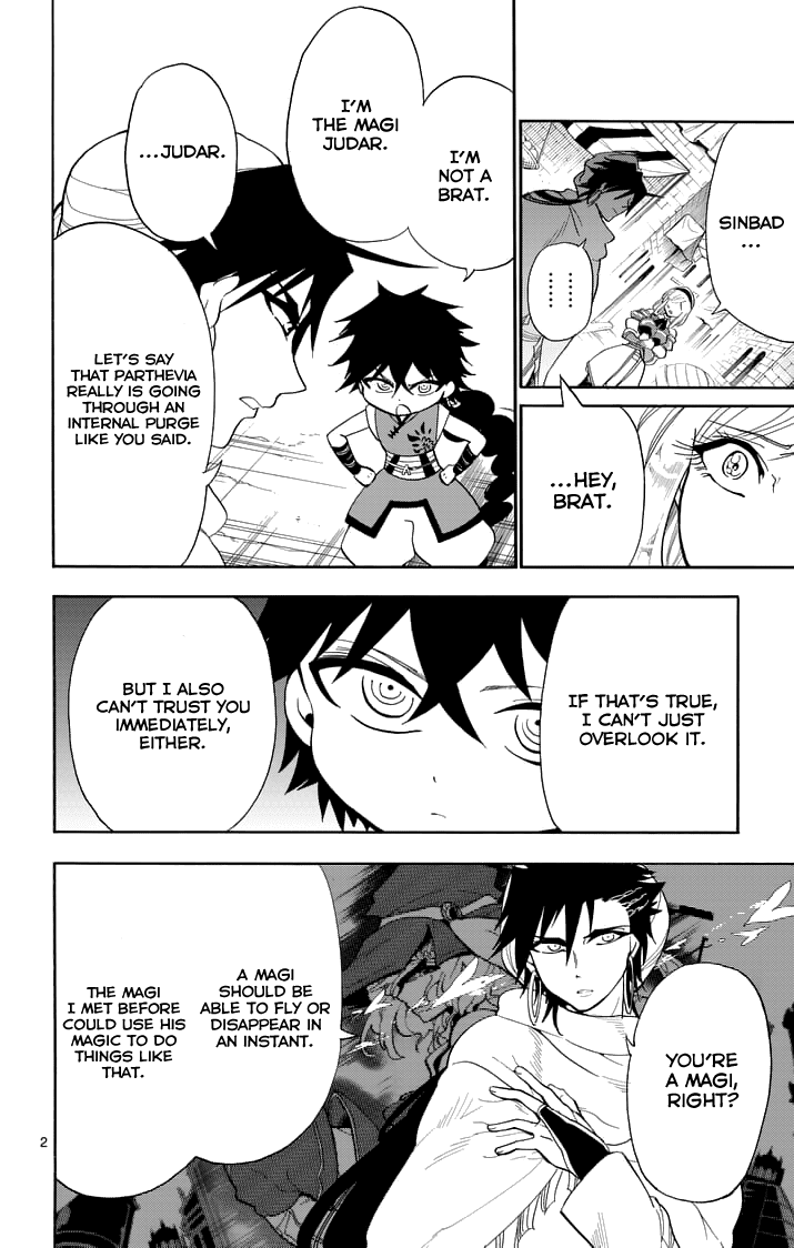 Magi - Sinbad no Bouken Chapter 119 page 4 - Chapter 119: A Turbulent Invitation