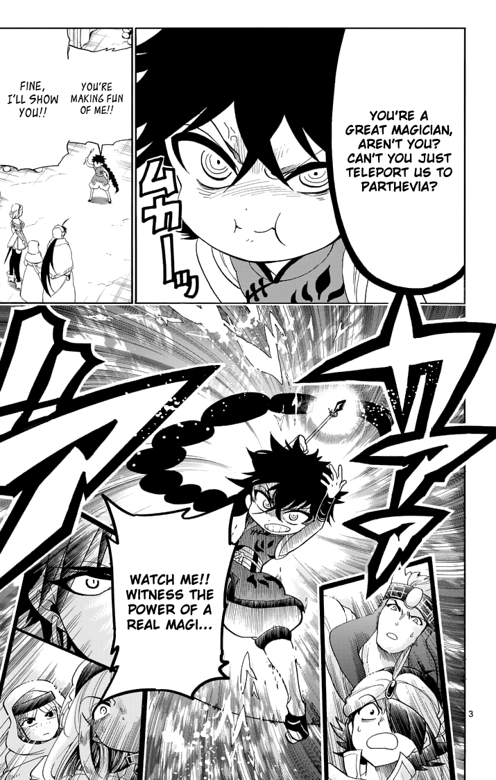 Magi - Sinbad no Bouken Chapter 119 page 5 - Chapter 119: A Turbulent Invitation