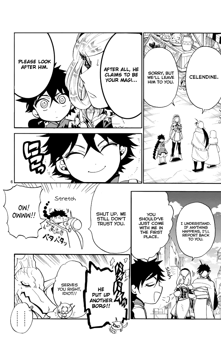 Magi - Sinbad no Bouken Chapter 119 page 8 - Chapter 119: A Turbulent Invitation