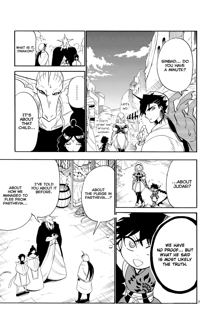 Magi - Sinbad no Bouken Chapter 119 page 9 - Chapter 119: A Turbulent Invitation