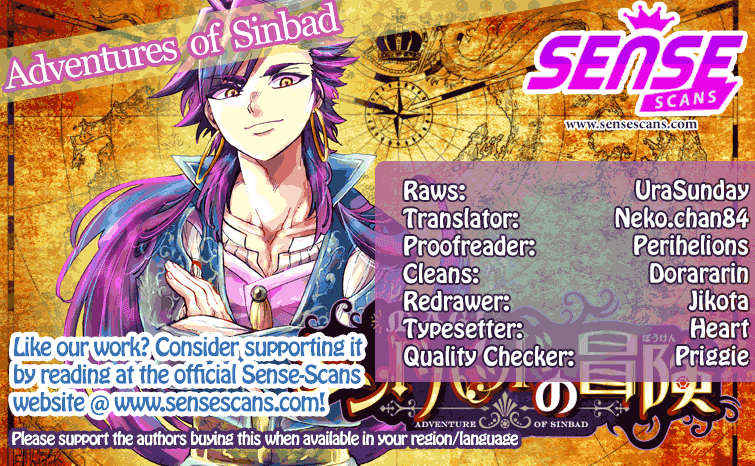 Magi - Sinbad no Bouken Chapter 120.1 page 1 - Chapter 120.1: Sharrkkan Can't Make Friends