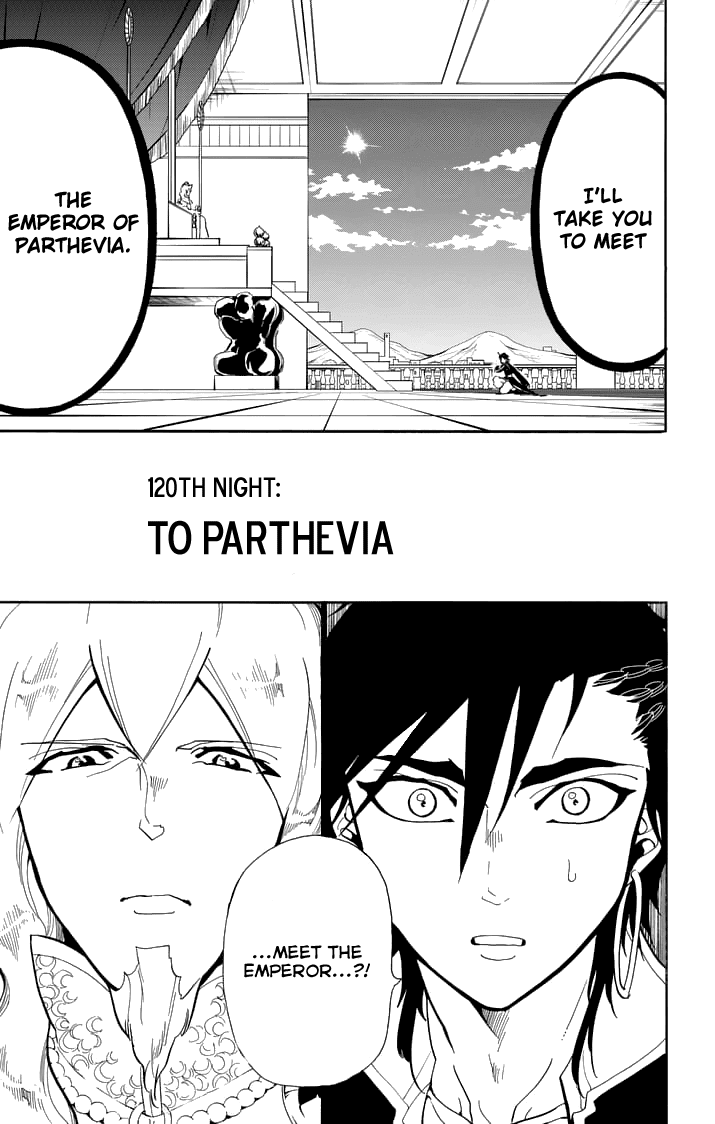 Magi - Sinbad no Bouken Chapter 120 page 3 - Chapter 120: To Parthevia