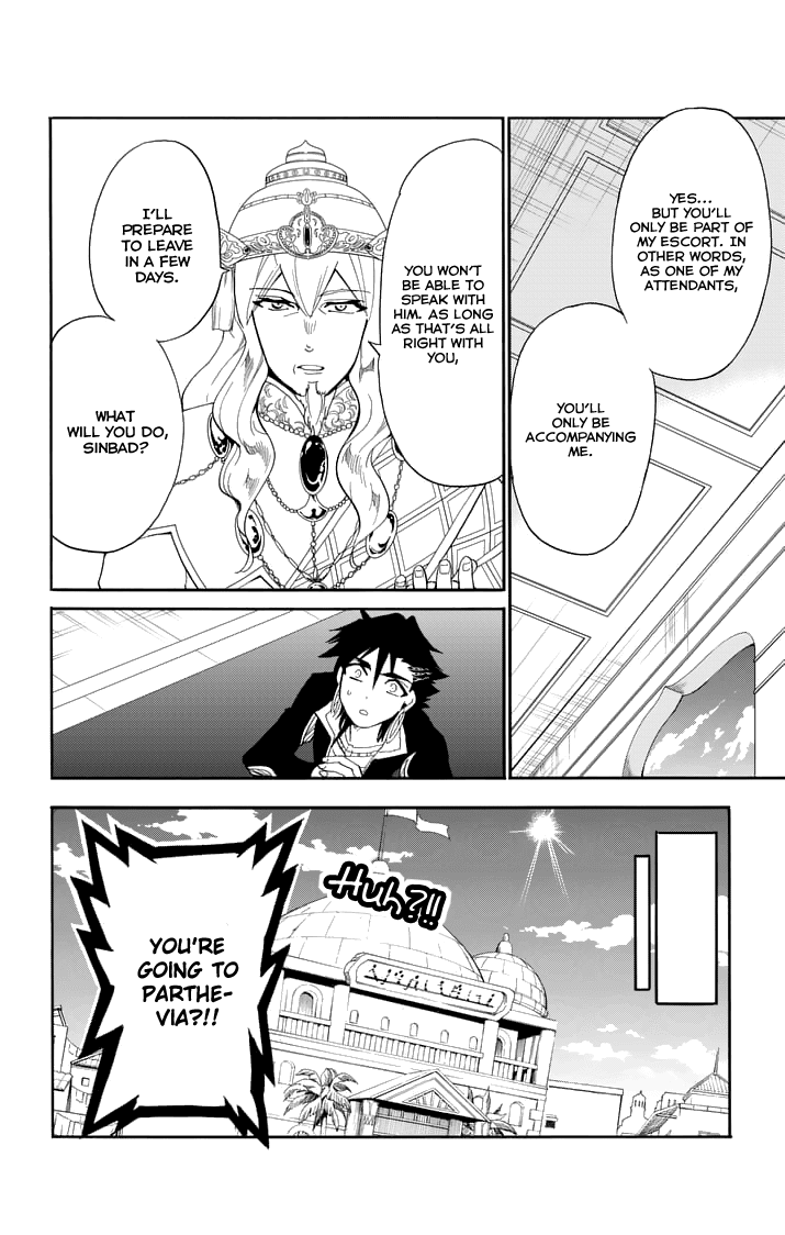 Magi - Sinbad no Bouken Chapter 120 page 4 - Chapter 120: To Parthevia