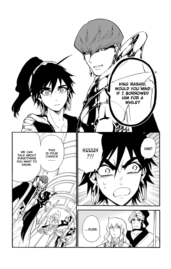 Magi - Sinbad no Bouken Chapter 123 page 15 - Chapter 123: The Little Emperor