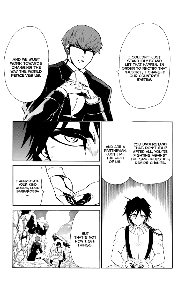 Magi - Sinbad no Bouken Chapter 125 page 13 - Chapter 125: Getting to Know Each Other
