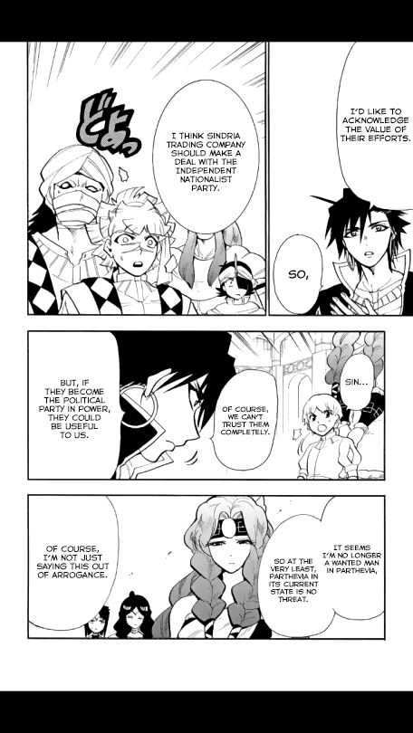 Magi - Sinbad no Bouken Chapter 128 page 10 - Chapter 128: The Wriggling Shadow