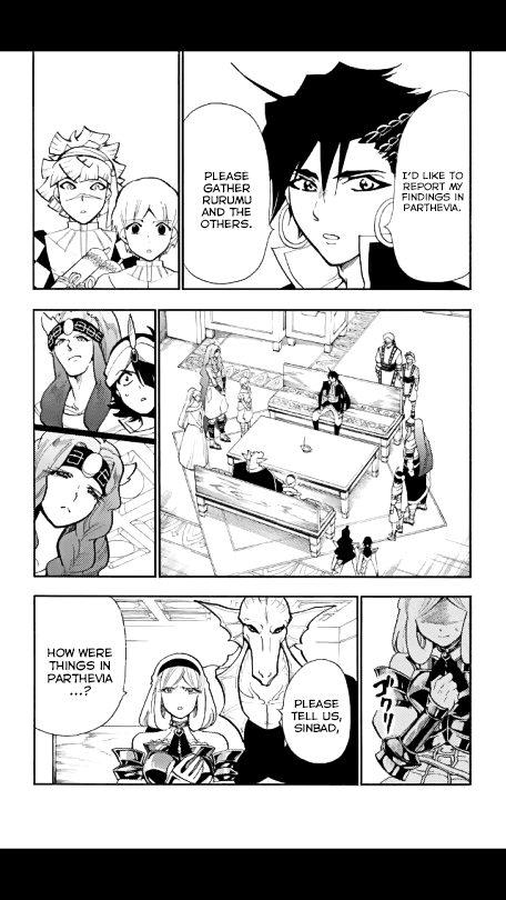 Magi - Sinbad no Bouken Chapter 128 page 4 - Chapter 128: The Wriggling Shadow