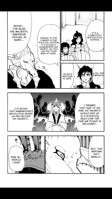 Magi - Sinbad no Bouken Chapter 128 page 6 - Chapter 128: The Wriggling Shadow