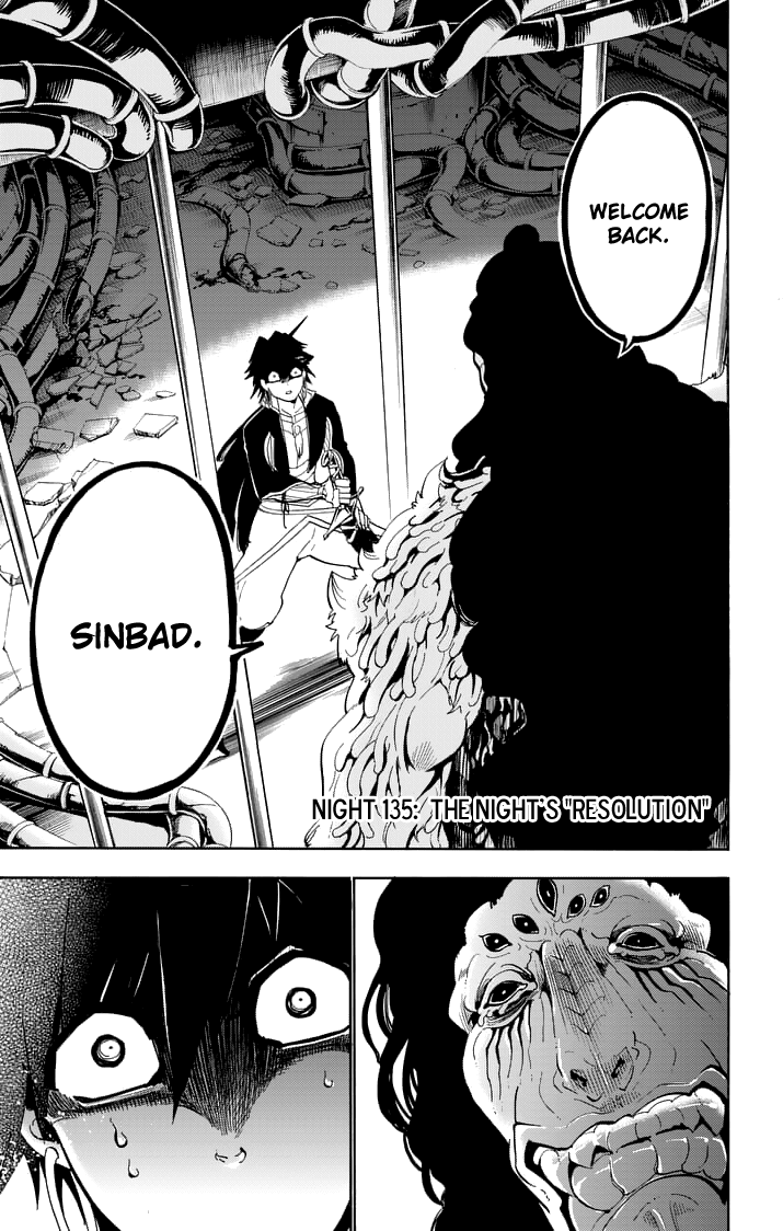 Magi - Sinbad no Bouken Chapter 135 page 3 - Chapter 135: The Night's Resolution