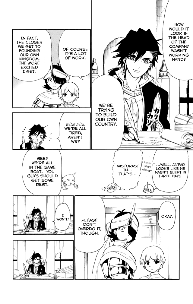Magi - Sinbad no Bouken Chapter 136 page 8 - Chapter 136: Breakdown