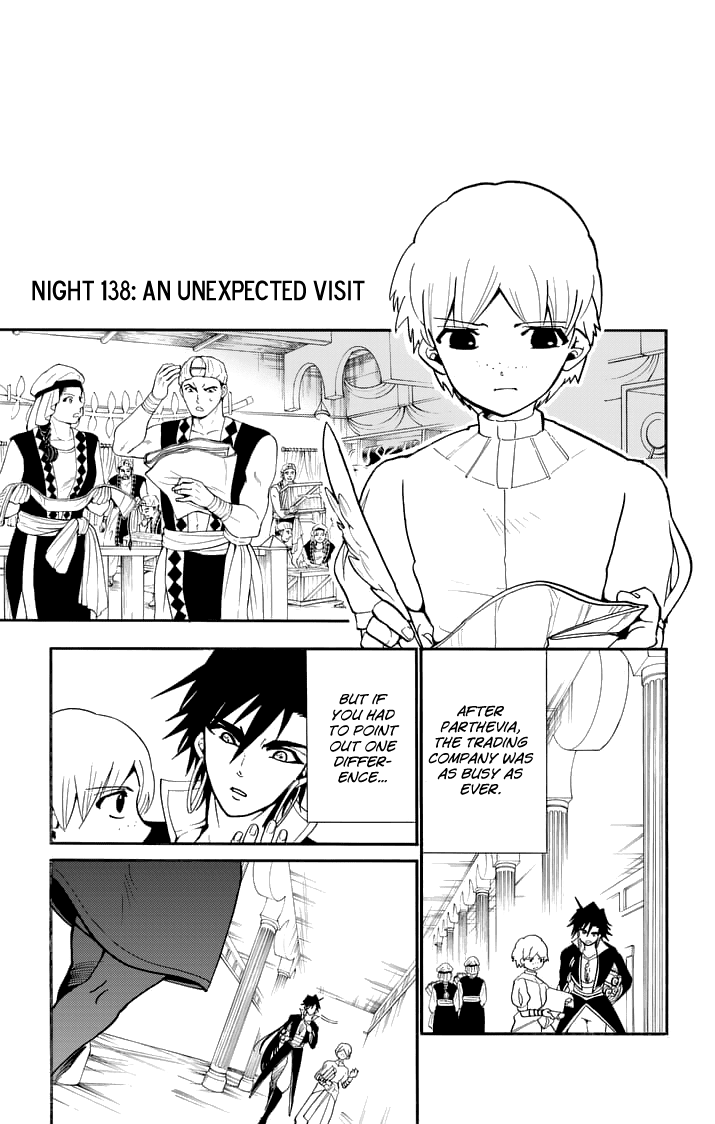 Magi - Sinbad no Bouken Chapter 138 page 5 - Chapter 138: An Unexpected Visit