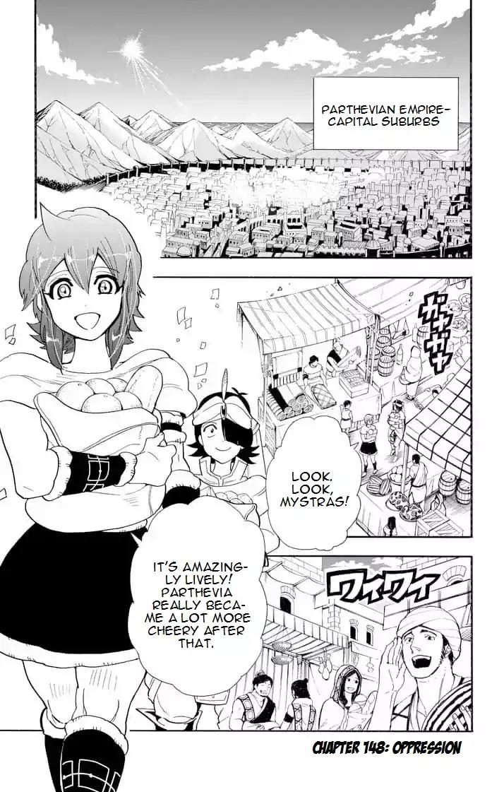 Magi - Sinbad no Bouken Chapter 148 page 1 - Chapter 148: Oppression