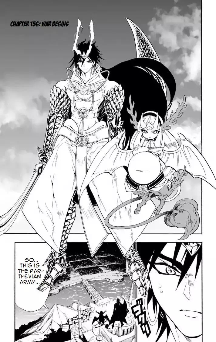 Magi - Sinbad no Bouken Chapter 156 page 1 - Chapter 156: War Begins