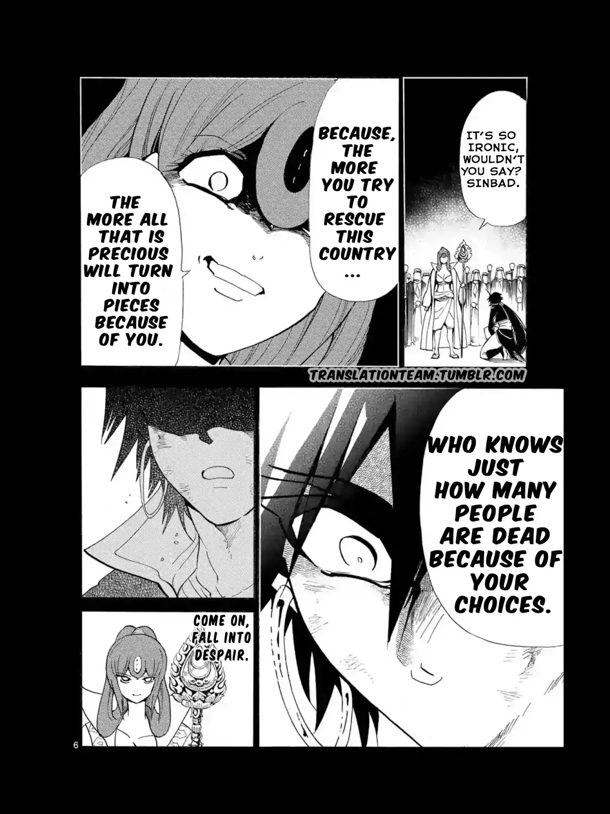 Magi - Sinbad no Bouken Chapter 165 page 7 - Chapter 165: An Invitation to Despair