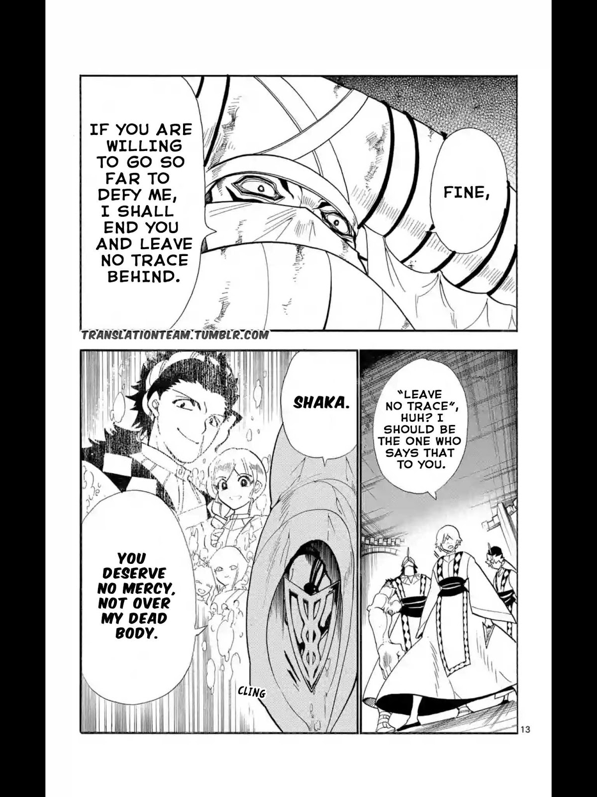 Magi - Sinbad no Bouken Chapter 167 page 14 - Chapter 167: Determination to protect, Spirit to fight