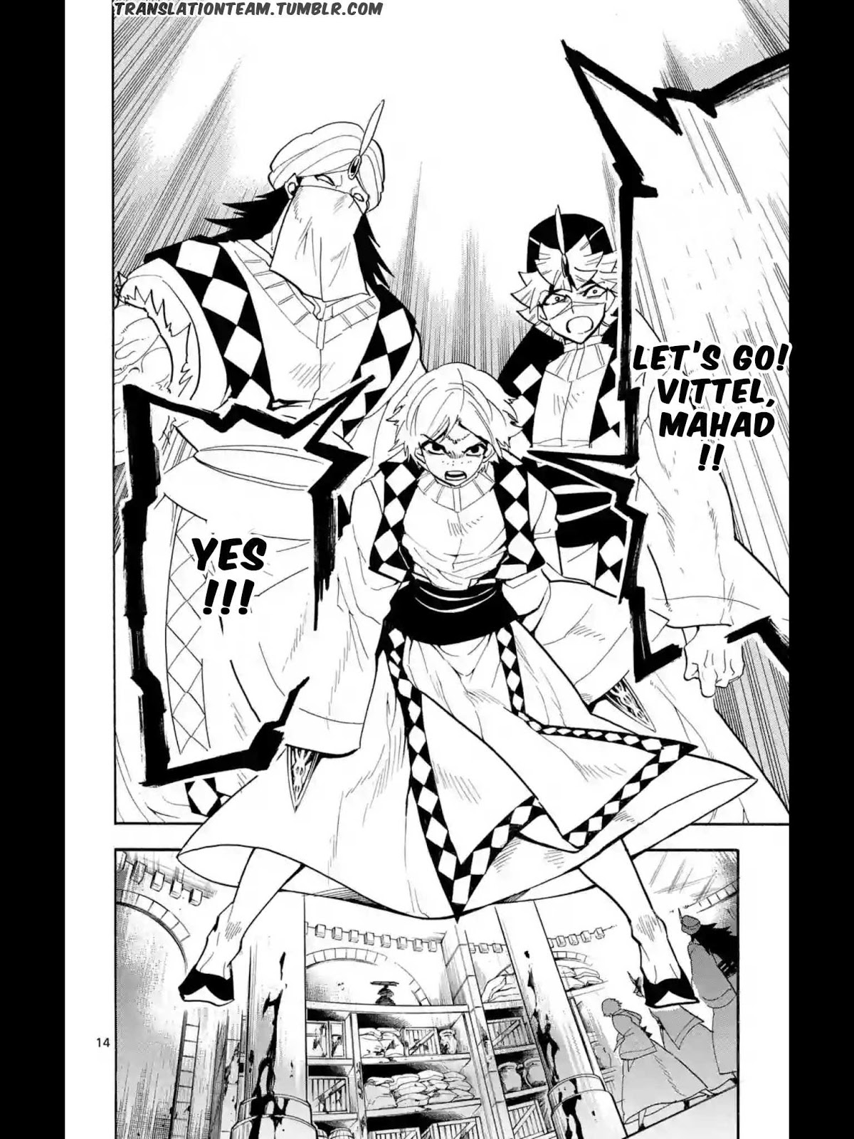 Magi - Sinbad no Bouken Chapter 167 page 15 - Chapter 167: Determination to protect, Spirit to fight