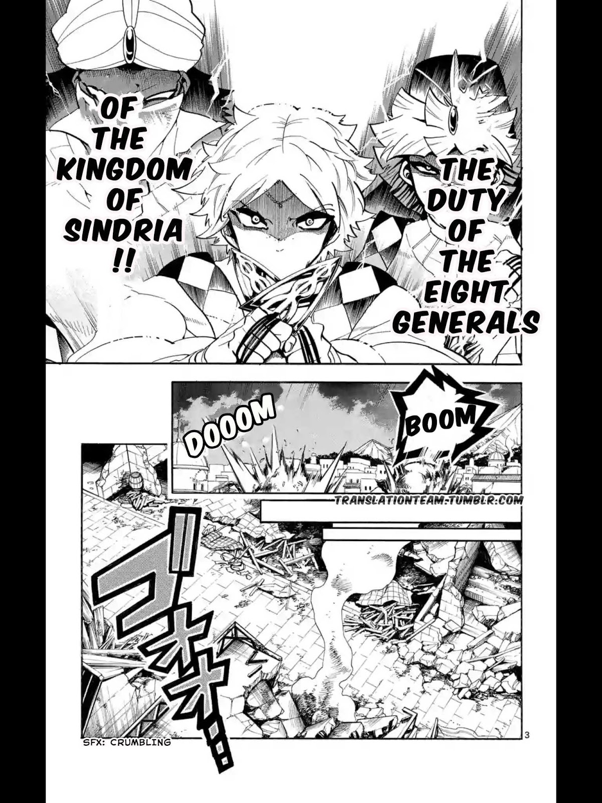 Magi - Sinbad no Bouken Chapter 167 page 4 - Chapter 167: Determination to protect, Spirit to fight