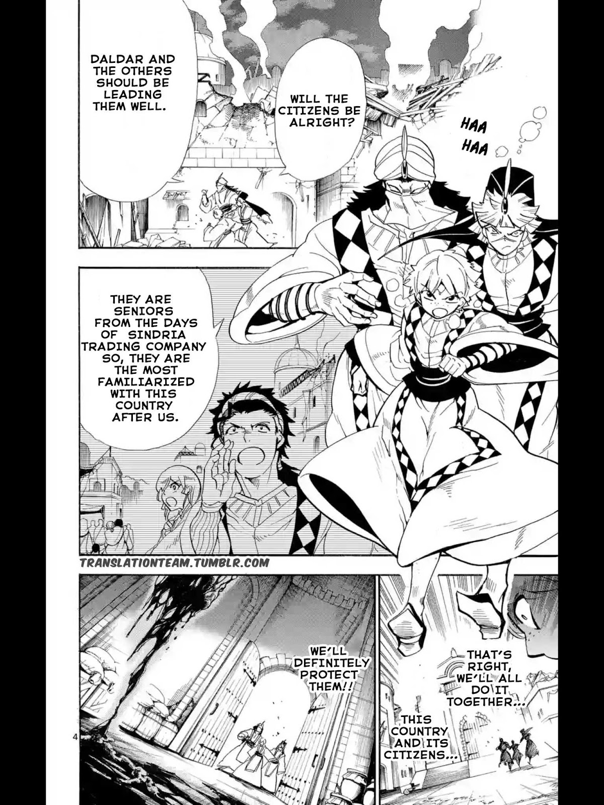 Magi - Sinbad no Bouken Chapter 167 page 5 - Chapter 167: Determination to protect, Spirit to fight
