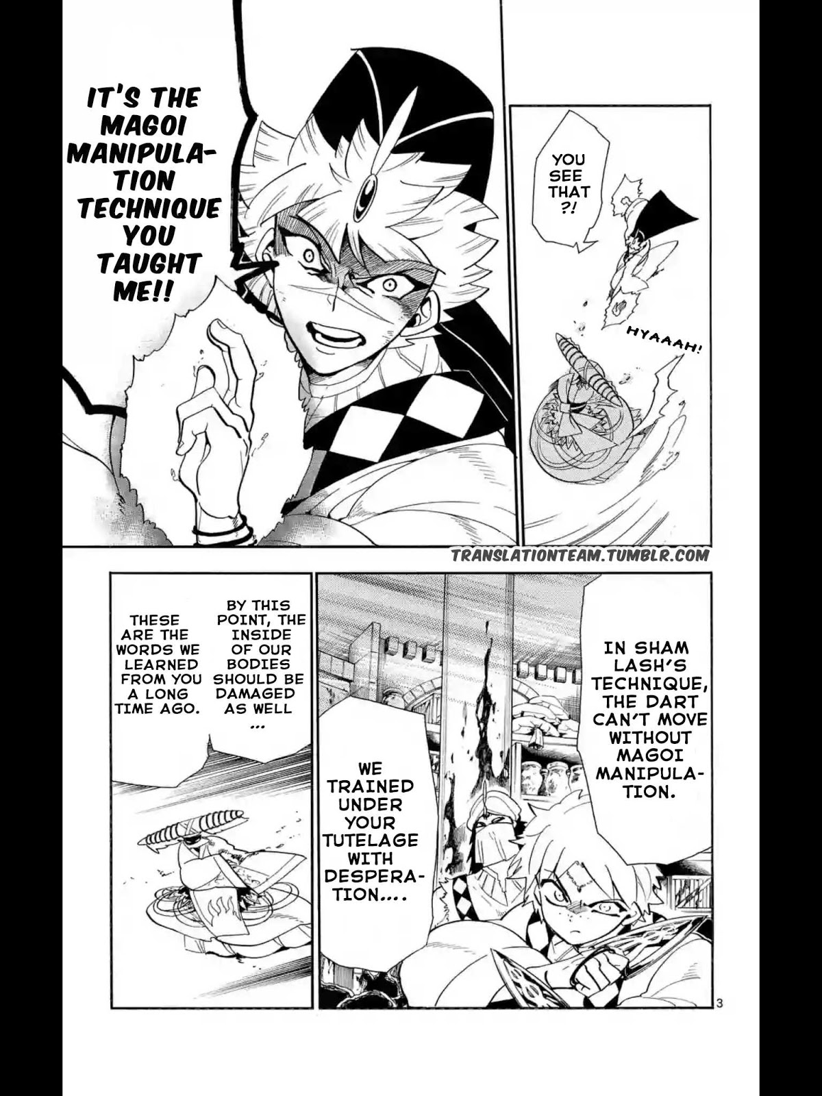 Magi - Sinbad no Bouken Chapter 168 page 4 - Chapter 168: Magoi Manipulation