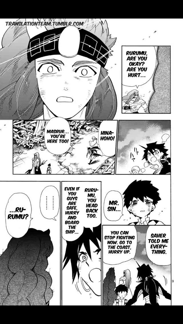 Magi - Sinbad no Bouken Chapter 171 page 10 - Chapter 171: Rurumu