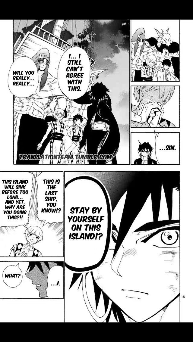 Magi - Sinbad no Bouken Chapter 172 page 15 - Chapter 172: For whom
